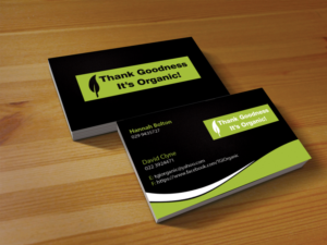 Business Card Design by Creations Box 2015 for Thank Goodness It''s Organic! | Design: #6916361