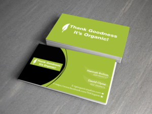 Business Card Design by Creations Box 2015 for Thank Goodness It''s Organic! | Design: #6916362