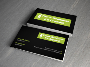 Business Card Design by Creations Box 2015 for Thank Goodness It''s Organic! | Design: #6916363
