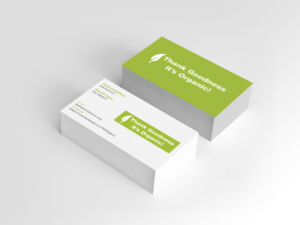 Business Card Design by Creations Box 2015 for Thank Goodness It''s Organic! | Design: #6916369