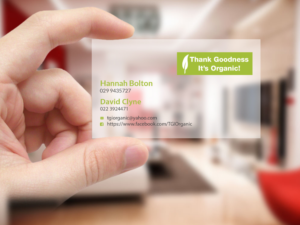 Business Card Design by Creations Box 2015 for Thank Goodness It''s Organic! | Design: #6916376