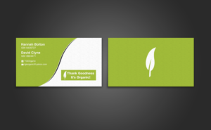 Business Card Design by chandrayaan.creative for Thank Goodness It''s Organic! | Design #6914438