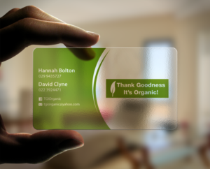 Business Card Design by chandrayaan.creative for Thank Goodness It''s Organic! | Design: #6914447