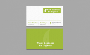 Business Card Design by chandrayaan.creative for Thank Goodness It''s Organic! | Design: #6914453
