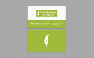 Business Card Design by chandrayaan.creative for Thank Goodness It''s Organic! | Design: #6914455