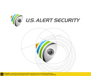 U.S. Alert Security  | Design de Logo par Omee