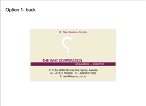 Business Card Design by Parvez for this project | Design: #360551