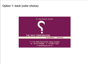 Business Card Design by Parvez for this project | Design: #360552