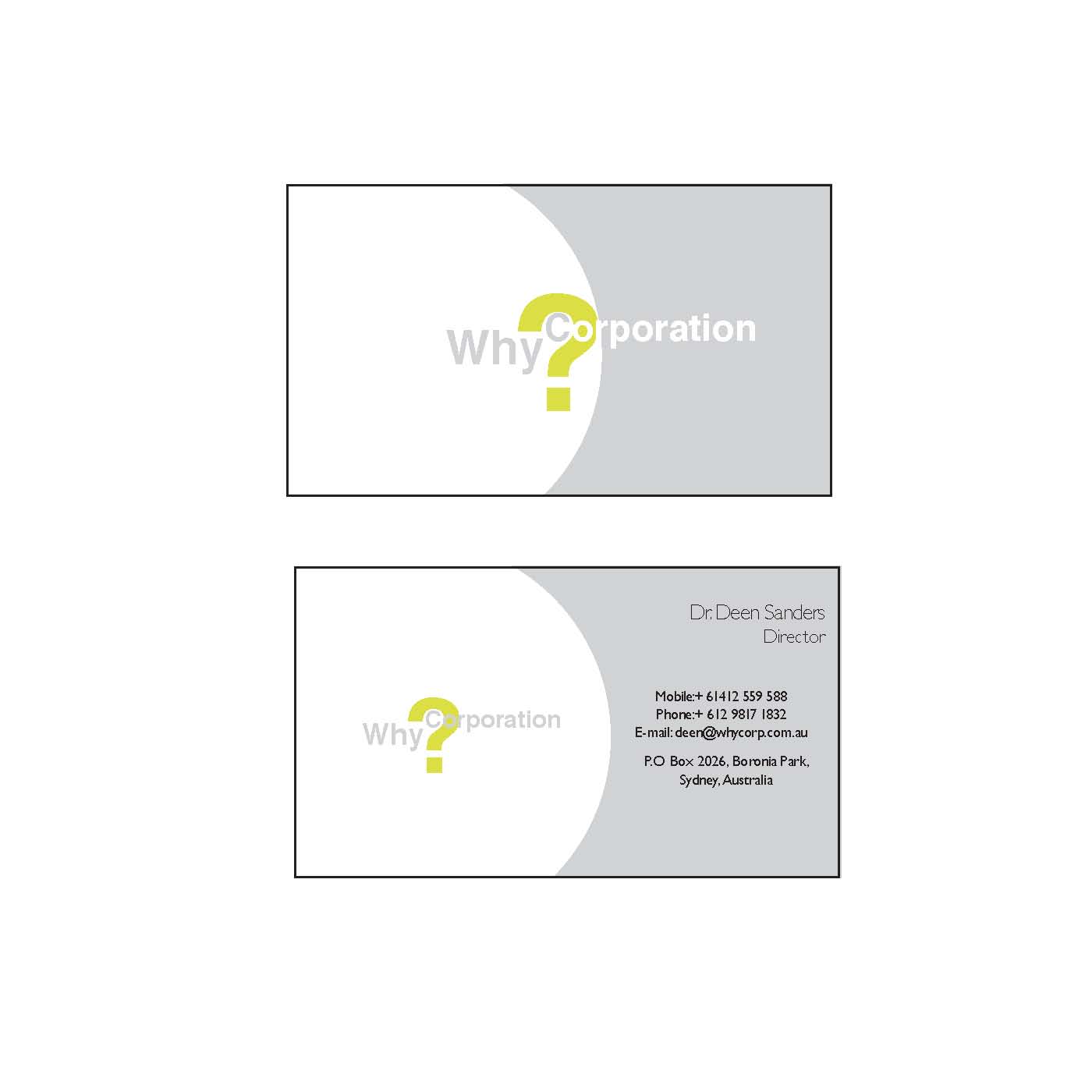 Business Card Design by Milka for this project | Design #359897