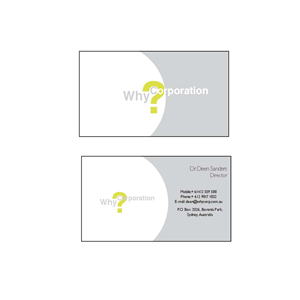 Business Card Design by Milka for this project | Design: #359897