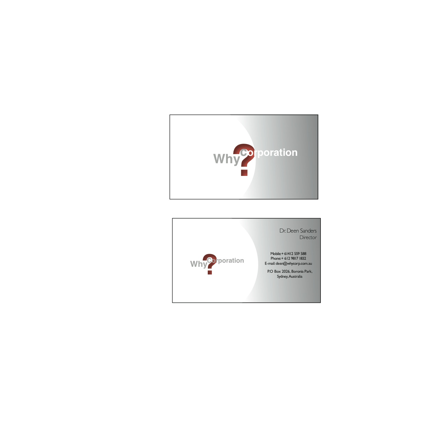 Business Card Design by Milka for this project | Design #369693