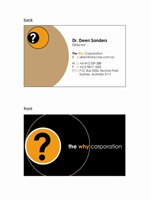 Business Card Design by dexygnmachjne for this project | Design: #363740