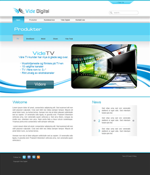 Web Design by elevenz for Vide Digital AS | Design #1801861
