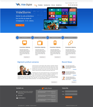 Diseño Web por Creative1984 para Vide Digital AS | Diseño: #1790500