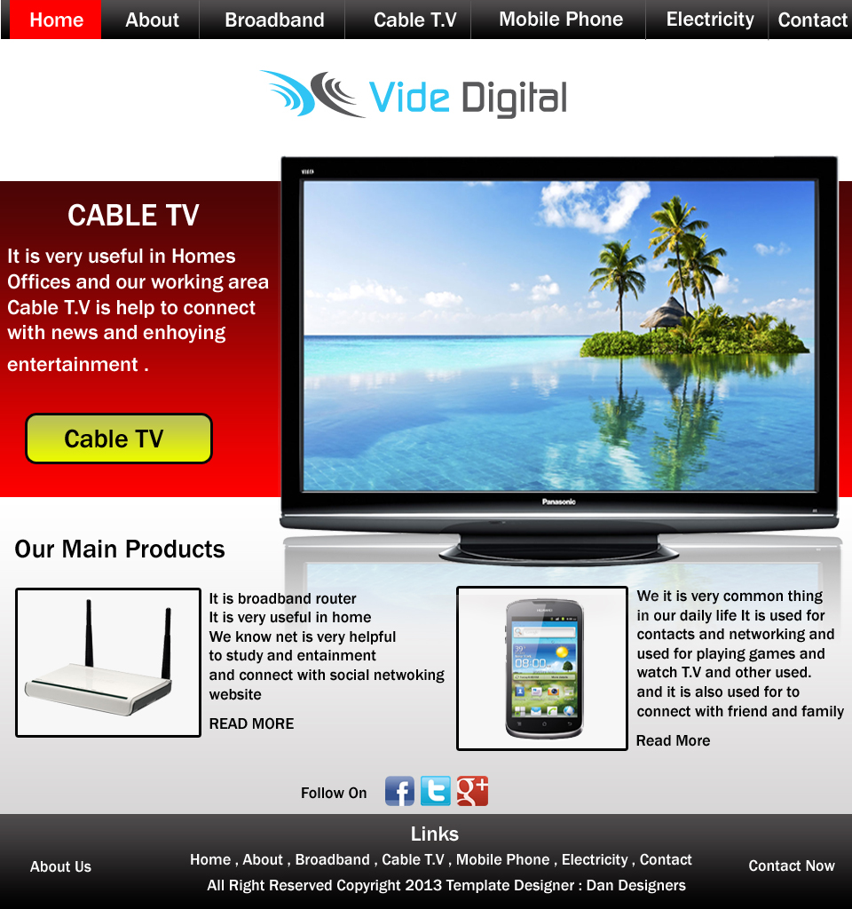 Web Design by Dh Production By Aniqa for Vide Digital AS | Design #1785028