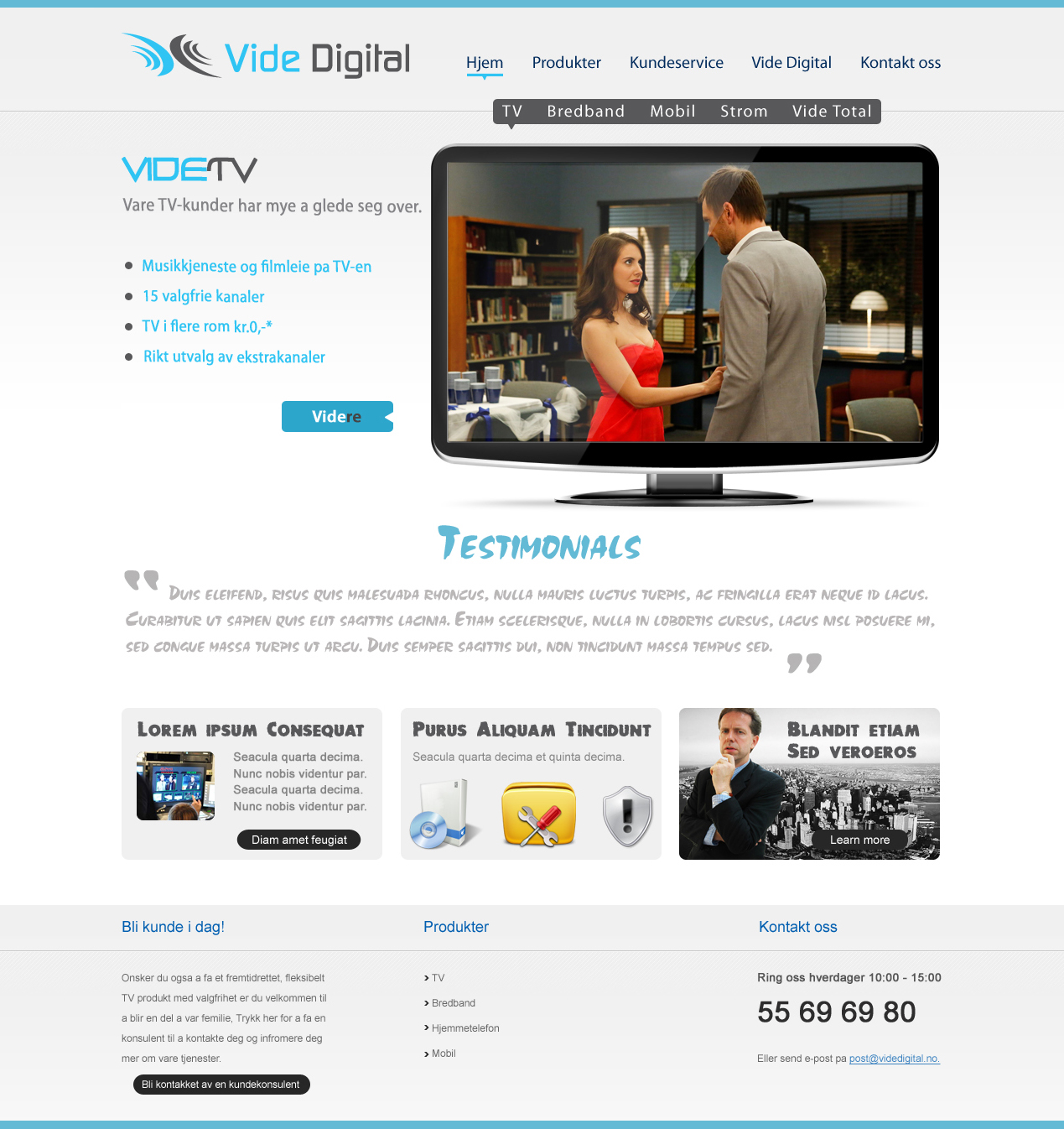 Web-Design von Xtilez für Vide Digital AS | Design #1834888