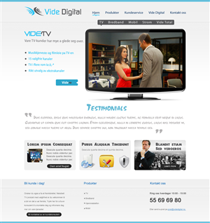 Diseño Web por Xtilez para Vide Digital AS | Diseño: #1834888
