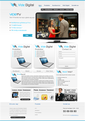 Diseño Web por Xtilez para Vide Digital AS | Diseño: #2544378