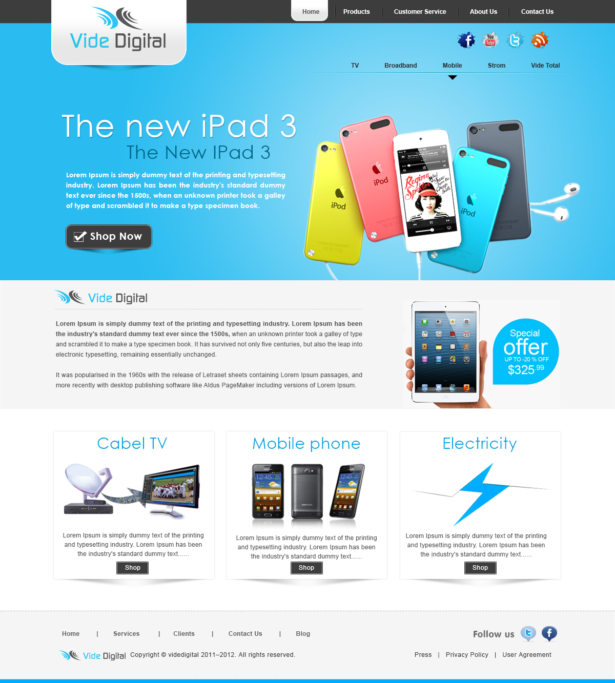 Web Design by webxvision for Vide Digital AS | Design #1803146