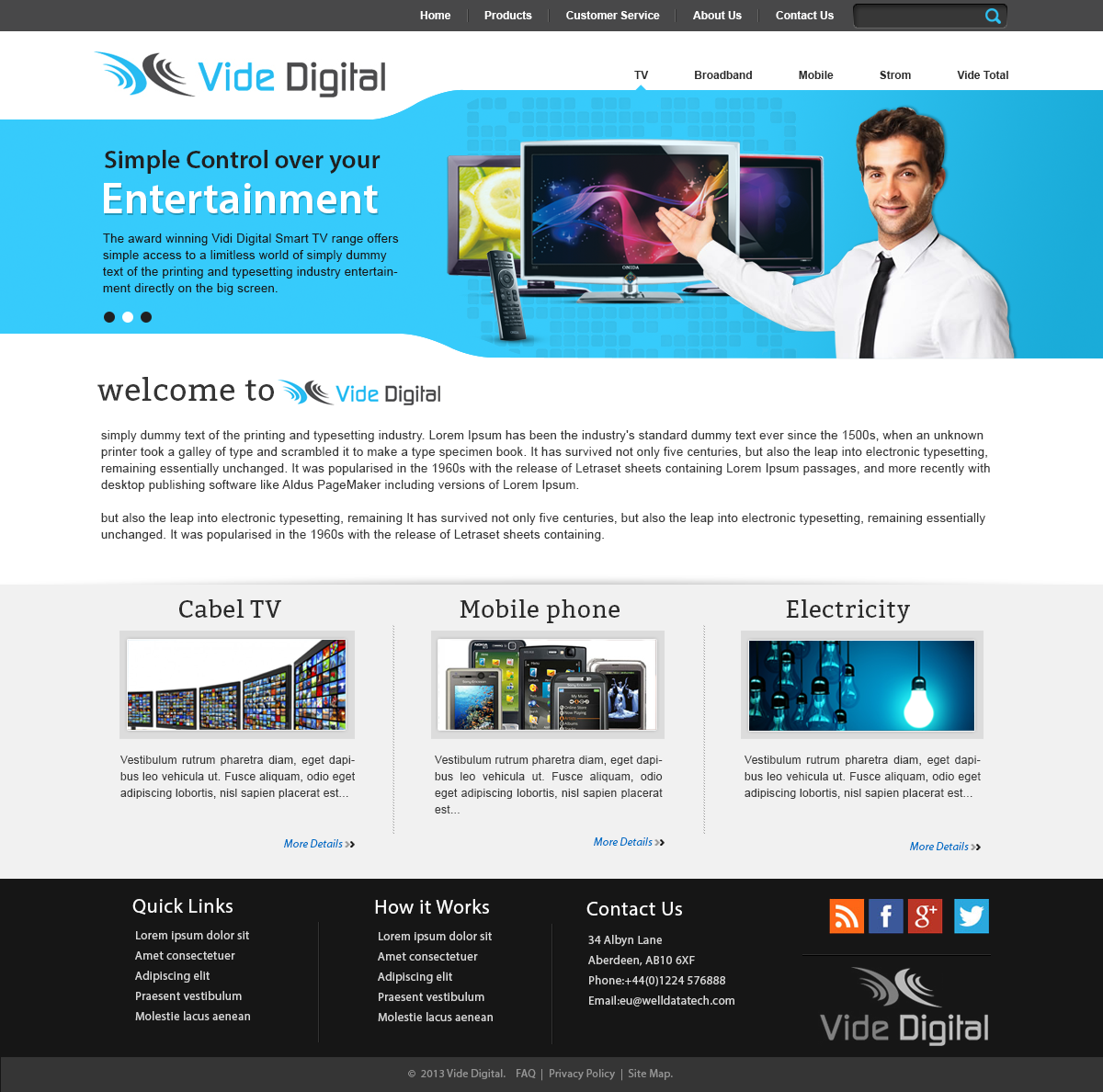 Web Design by webxvision for Vide Digital AS | Design #1803149