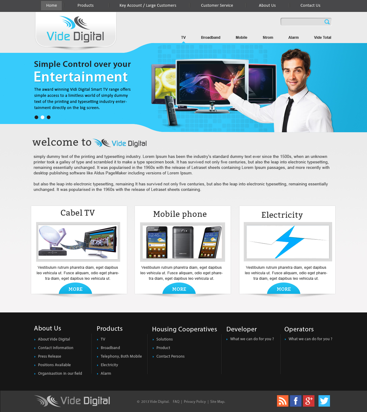 Web-Design von webxvision für Vide Digital AS | Design #2555081