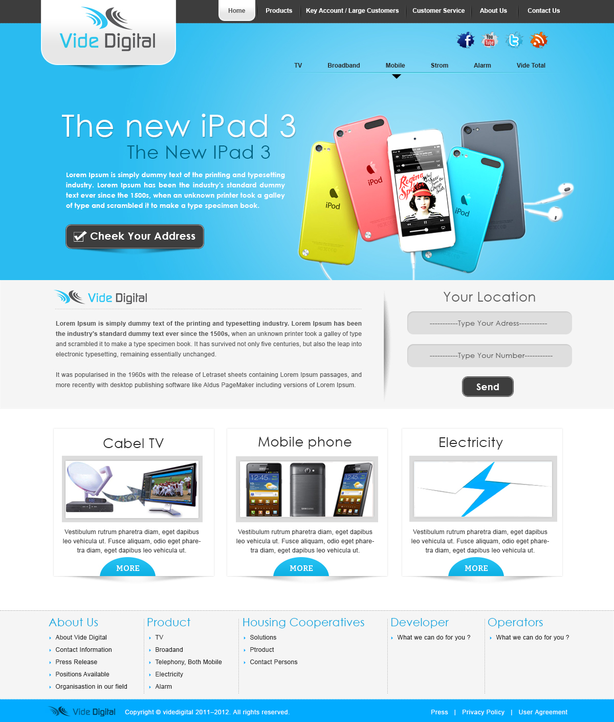 Diseño Web por webxvision para Vide Digital AS | Diseño #2563115