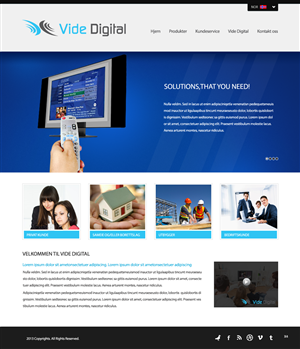 Web Design by pb for Vide Digital AS | Design: #1808466