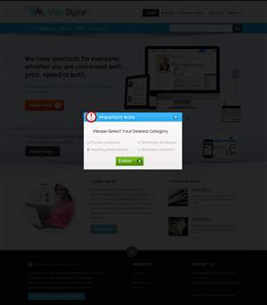 Web Design by OM for Vide Digital AS | Design: #1801124