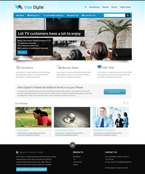 Web Design by OM for Vide Digital AS | Design: #1806933