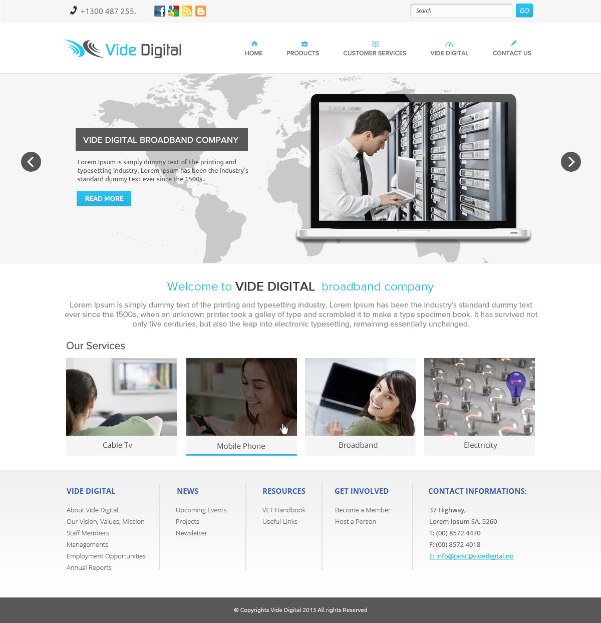 Diseño Web por OM para Vide Digital AS | Diseño #1806981