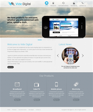 Web Design by OM for Vide Digital AS | Design: #1811389