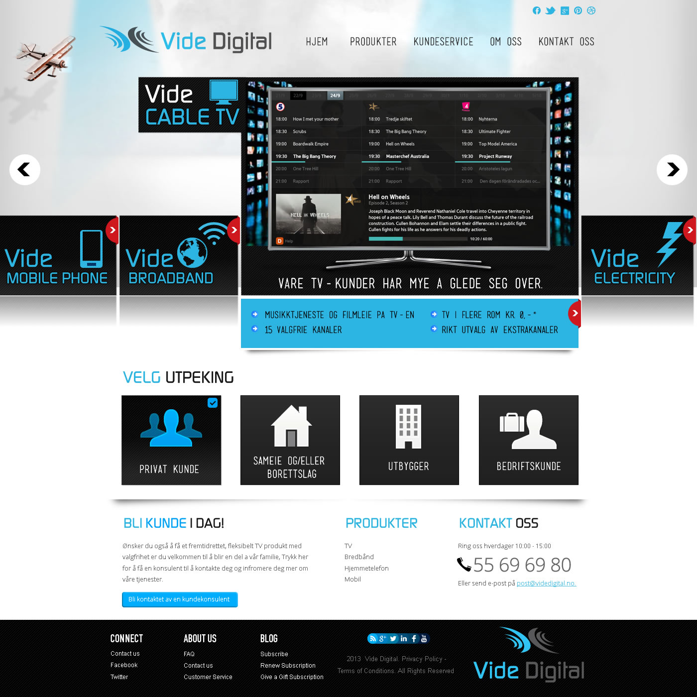 Web Design by TechWise for Vide Digital AS | Design #1816654