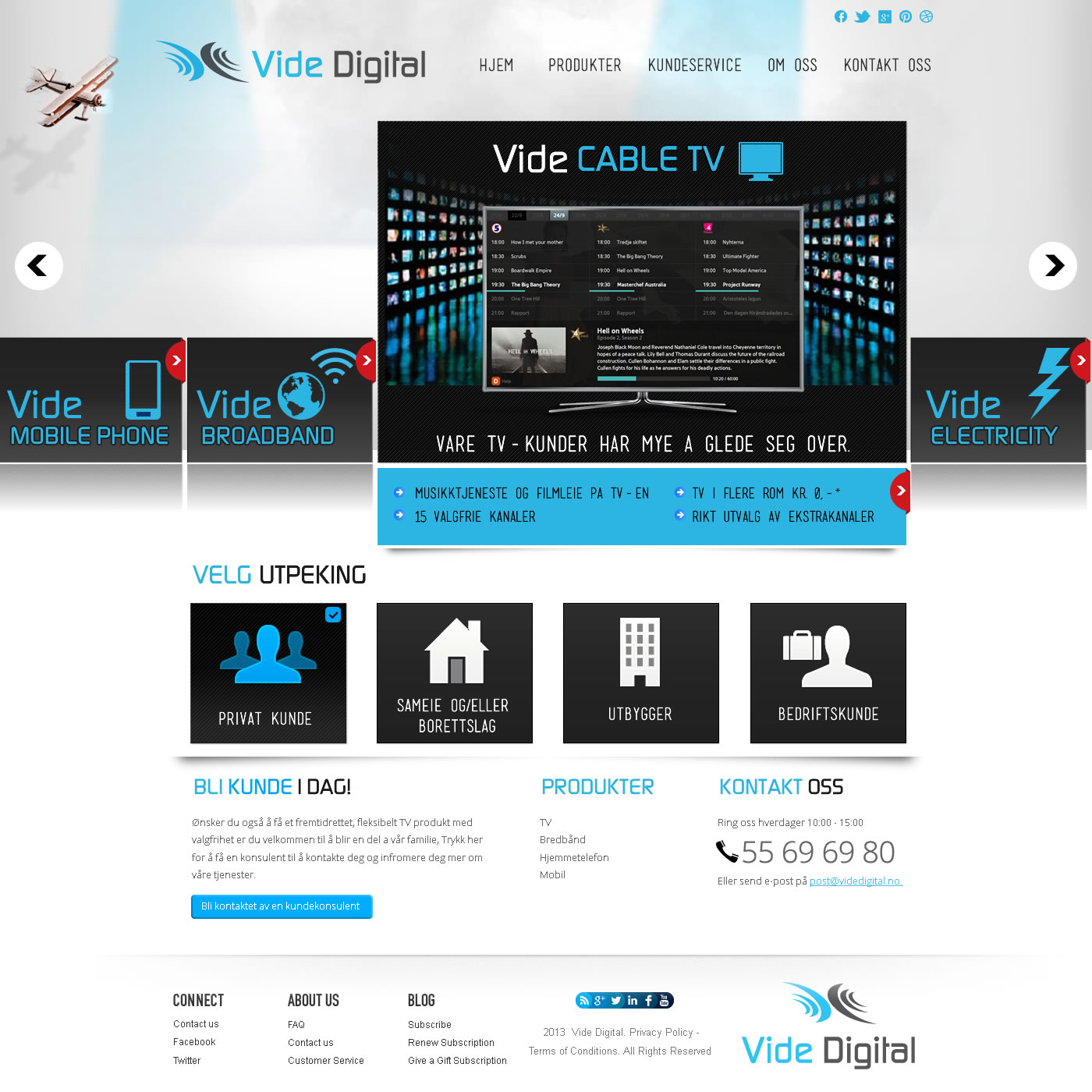 Web Design by TechWise for Vide Digital AS | Design #1816655