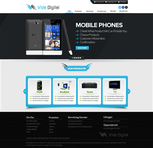 Diseño Web por TechWise para Vide Digital AS | Diseño: #2545369