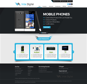 Diseño Web por TechWise para Vide Digital AS | Diseño: #2545382