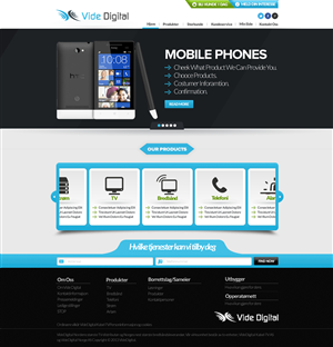 Diseño Web por TechWise para Vide Digital AS | Diseño: #2562715
