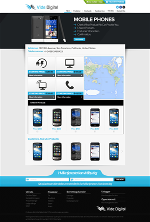 Web Design by TechWise for Vide Digital AS | Design: #2568017