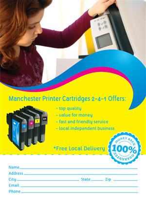 Flyer Design by Kburks for Manchester Printer Cartridges Ltd | Design: #1821944