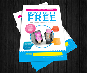 Flyer Design by Boss Designs for Manchester Printer Cartridges Ltd | Design: #1822672