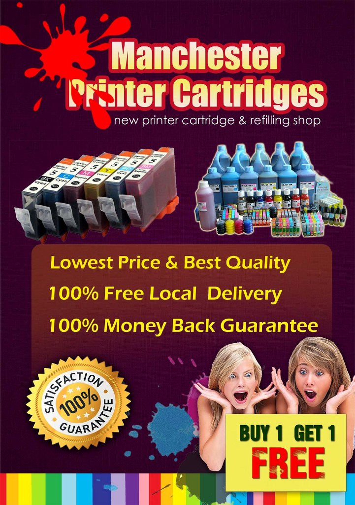 Flyer Design by MasterGraphic for Manchester Printer Cartridges Ltd | Design #1793156