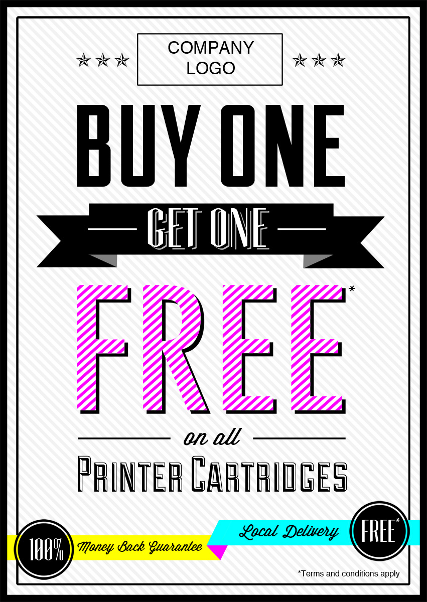 Flyer Design by Vroomstick for Manchester Printer Cartridges Ltd | Design: #1806797