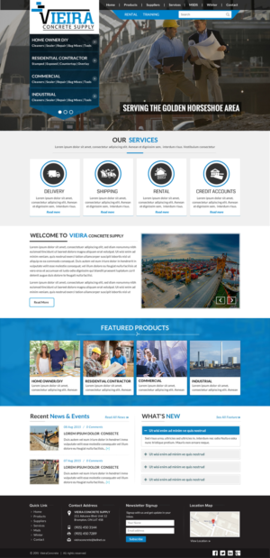 Builder supply needs mobile friendly website redesign | Web-Design von Sbss