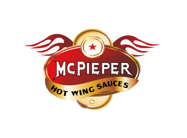 Diseño de Logo por DUAL DESIGNER para MCPieper Wing Sauces LLC | Diseño #362885