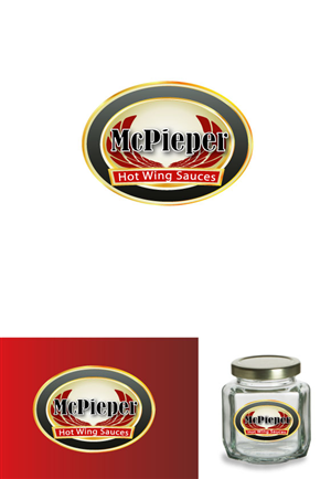 Diseño de Logo por DUAL DESIGNER para MCPieper Wing Sauces LLC | Diseño: #362887