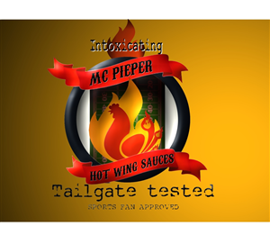 Diseño de Logo por Brokenrecordsdesign para MCPieper Wing Sauces LLC | Diseño: #370853
