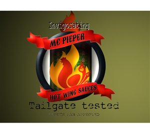 Logo Design by Brokenrecordsdesign for MCPieper Wing Sauces LLC | Design: #370855