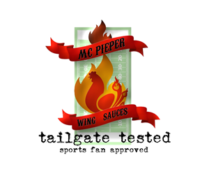 Logo Design by Brokenrecordsdesign for MCPieper Wing Sauces LLC | Design: #376511