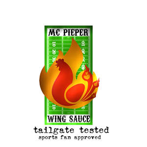 Logo Design by Brokenrecordsdesign for MCPieper Wing Sauces LLC | Design: #377816