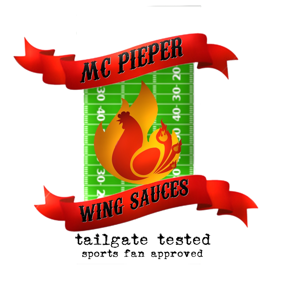 Logo Design by Brokenrecordsdesign for MCPieper Wing Sauces LLC | Design #380355
