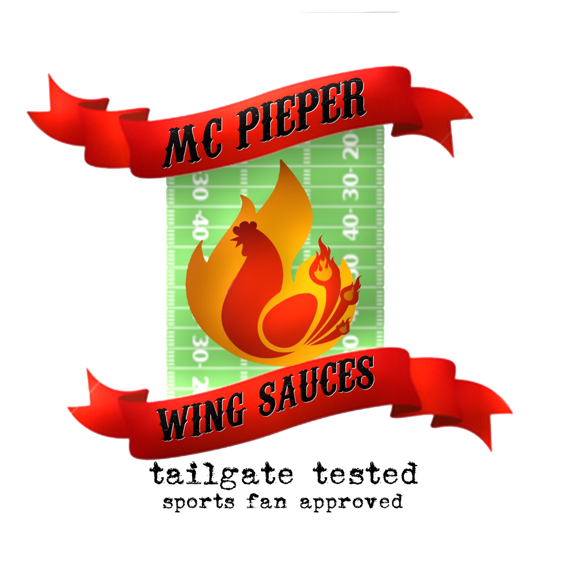 Logo Design by Brokenrecordsdesign for MCPieper Wing Sauces LLC | Design #380393